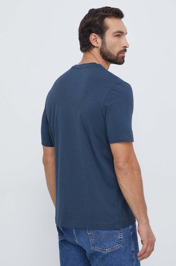 Ρούχα BOSS Orange T-shirt Ανδρικό με βαμβάκι TChup 50473278 μπλε