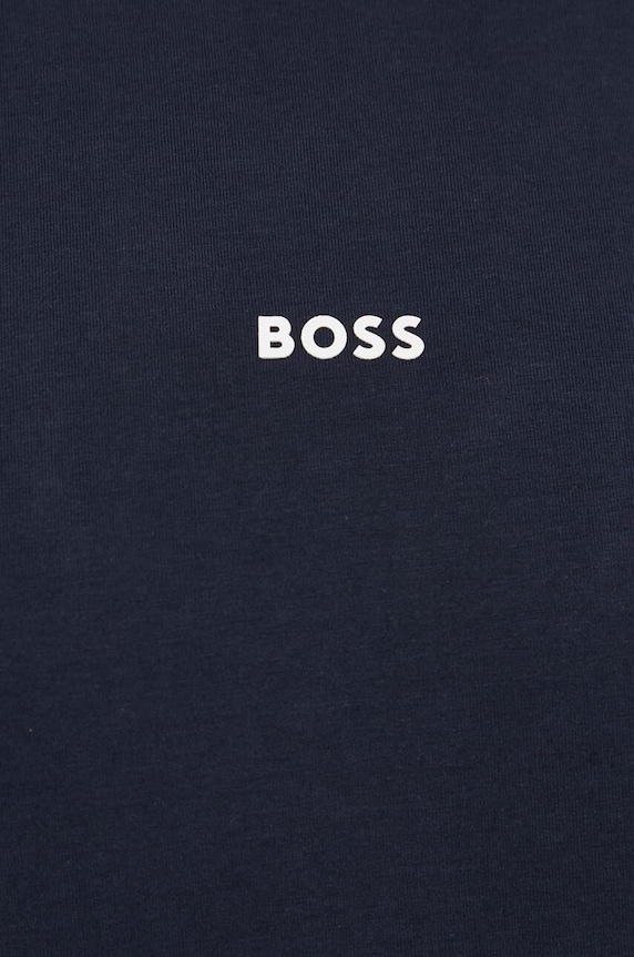BOSS Orange t-shirt ανδρικό με βαμβάκι TChup σκούρο μπλε 50473278