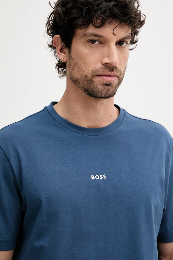 Oblečenie BOSS Orange tričko pánske s bavlnou TChup 50473278 tmavomodrá