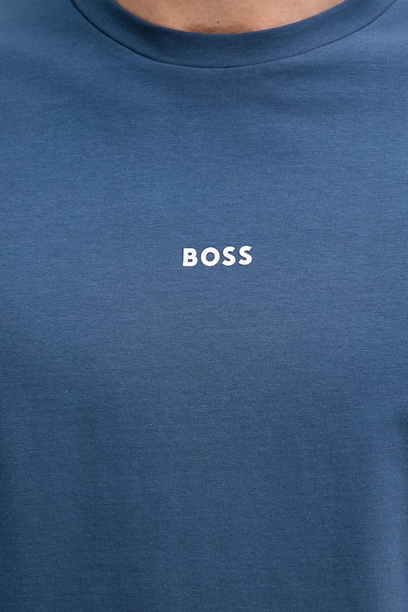 BOSS Orange tričko pánske s bavlnou TChup tmavomodrá 50473278