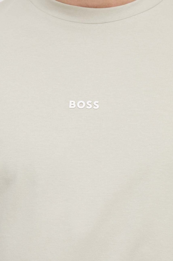 BOSS Orange t-shirt ανδρικό με βαμβάκι TChup 50473278 πράσινο