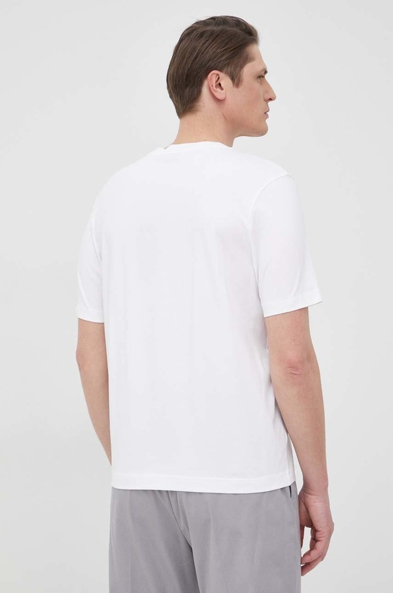 Ρούχα BOSS Orange t-shirt ανδρικό με βαμβάκι TChup 50473278 λευκό