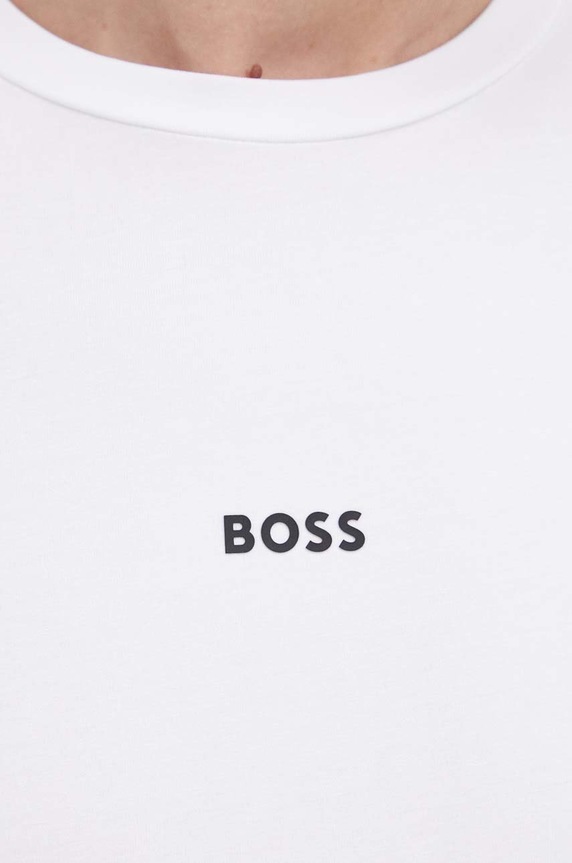 BOSS Orange t-shirt ανδρικό με βαμβάκι TChup 50473278 λευκό