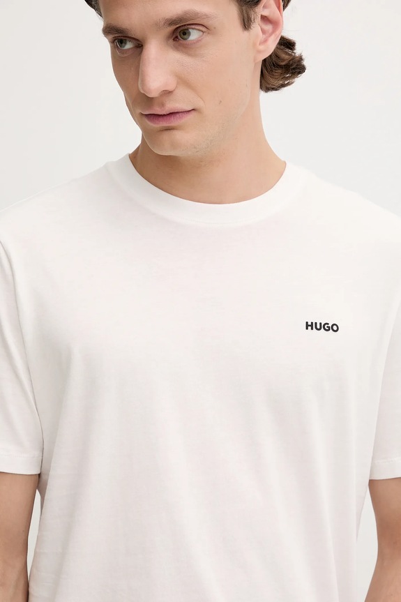 HUGO tricou bărbătesc din bumbac Dero222 alb 50466158