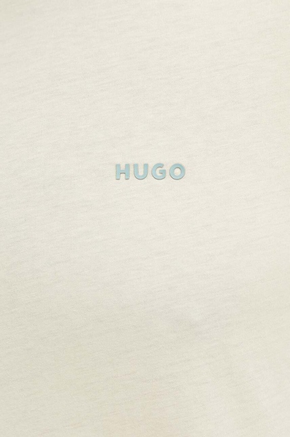 HUGO tricou bărbătesc din bumbac Dero222 bej 50466158