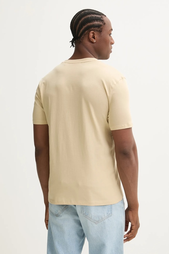 Îmbrăcăminte HUGO tricou bărbați din bumbac Dero222 50466158 bej