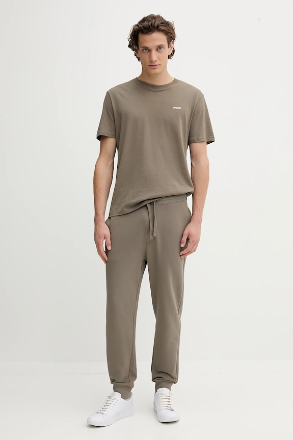 HUGO tricou bărbătesc din bumbac Dero222 50466158 verde SS26