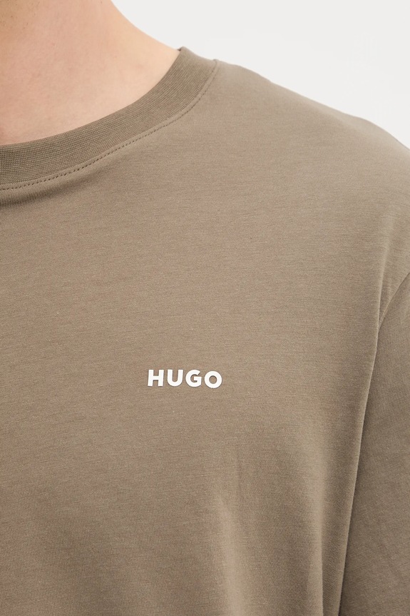HUGO tricou bărbătesc din bumbac Dero222 50466158 verde