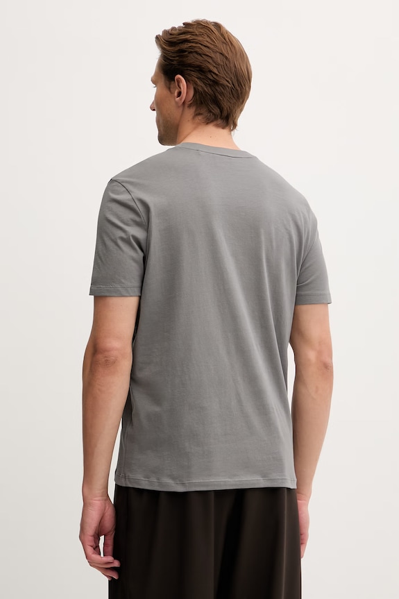Îmbrăcăminte HUGO tricou bărbătesc din bumbac Dero222 50466158 gri
