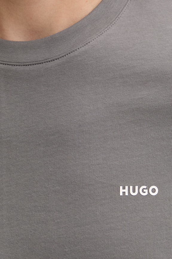 HUGO tricou bărbătesc din bumbac Dero222 50466158 gri