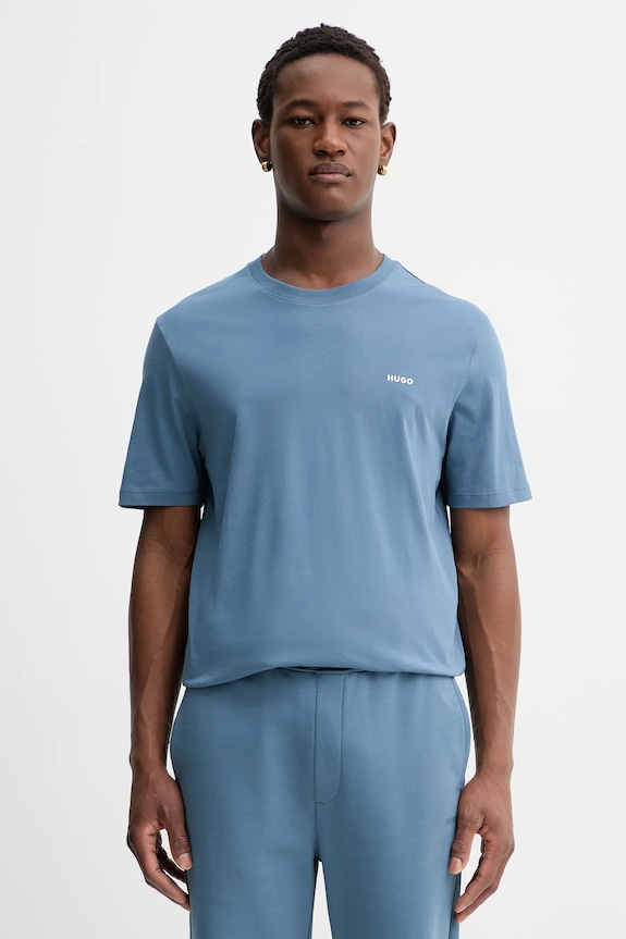 HUGO tricou bărbătesc bumbac Dero222 albastru 50466158