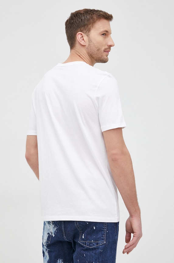 Odzież HUGO T-shirt męski bawełniany Dero222 50466158 biały