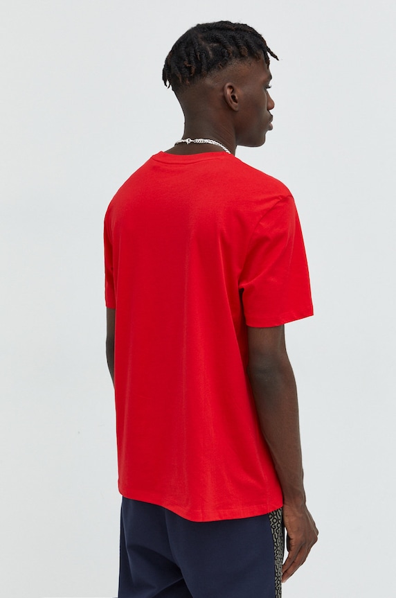 Îmbrăcăminte HUGO tricou bărbătesc din bumbac Dero222 50466158 rosu