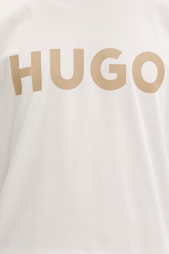 HUGO tričko pánske bavlnené Dulivio 50467556 béžová