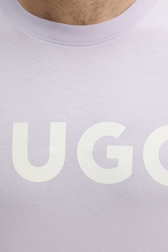 HUGO tricou bărbătesc din bumbac Dulivio violet 50467556