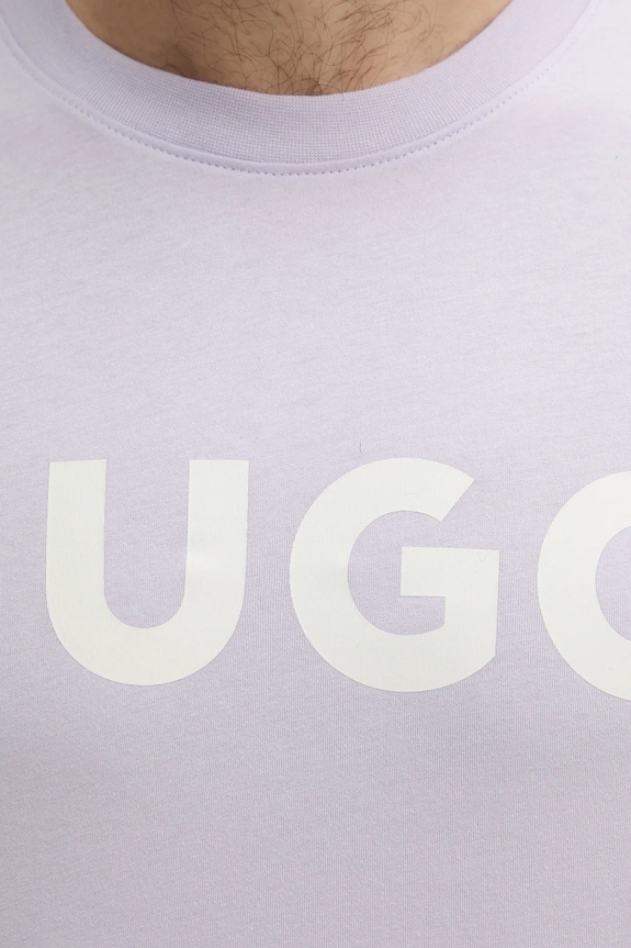 HUGO tricou bărbătesc din bumbac Dulivio violet 50467556