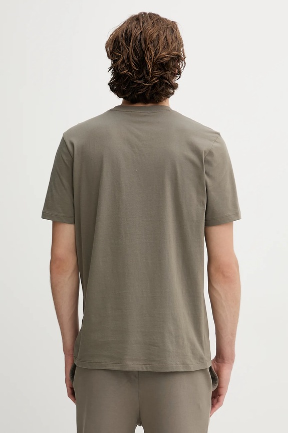 Odzież HUGO T-shirt męski bawełniany Dulivio 50467556 zielony
