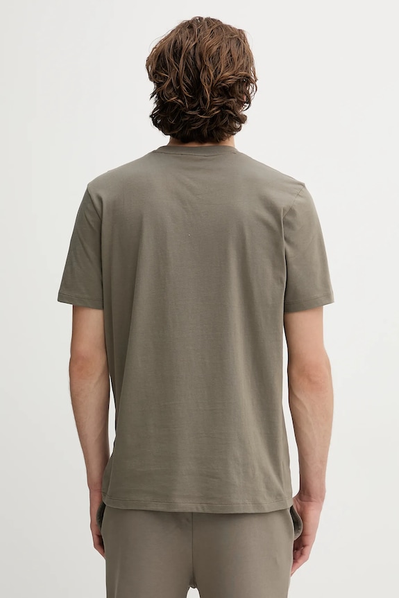 Odzież HUGO T-shirt męski bawełniany Dulivio 50467556 zielony