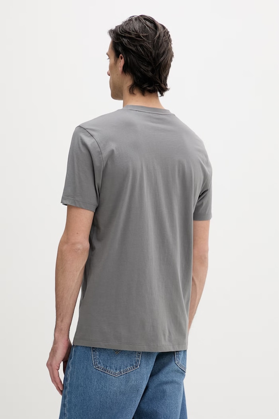 Odzież HUGO T-shirt męski bawełniany Dulivio 50467556 szary