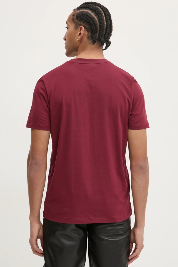 Odzież HUGO T-shirt męski bawełniany Dulivio 50467556 czerwony