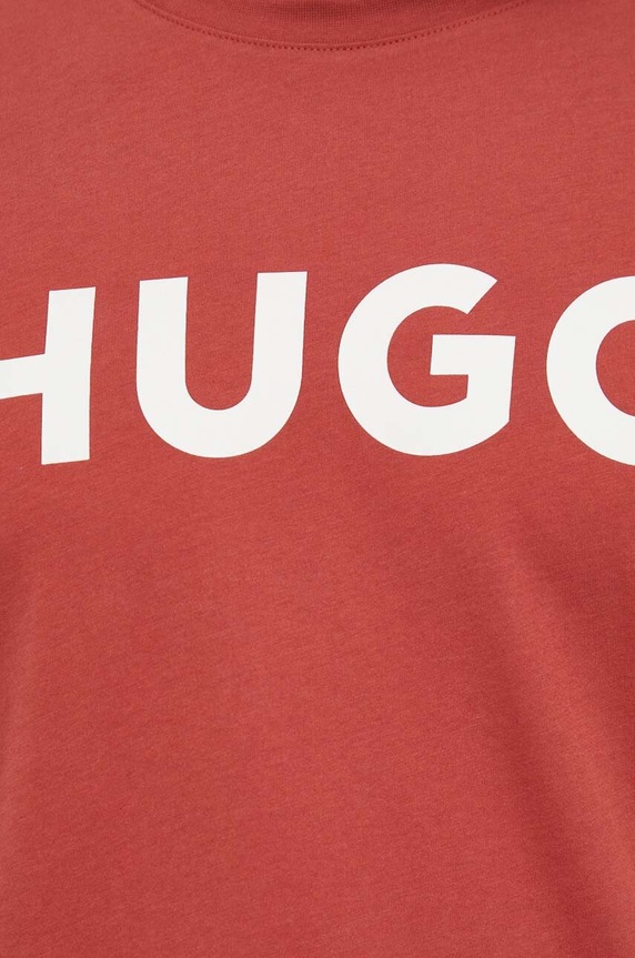 HUGO tričko pánske bavlnené Dulivio červená 50467556