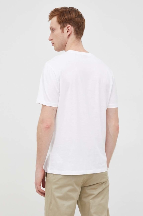 Odzież HUGO T-shirt męski bawełniany Dulivio 50467556 biały