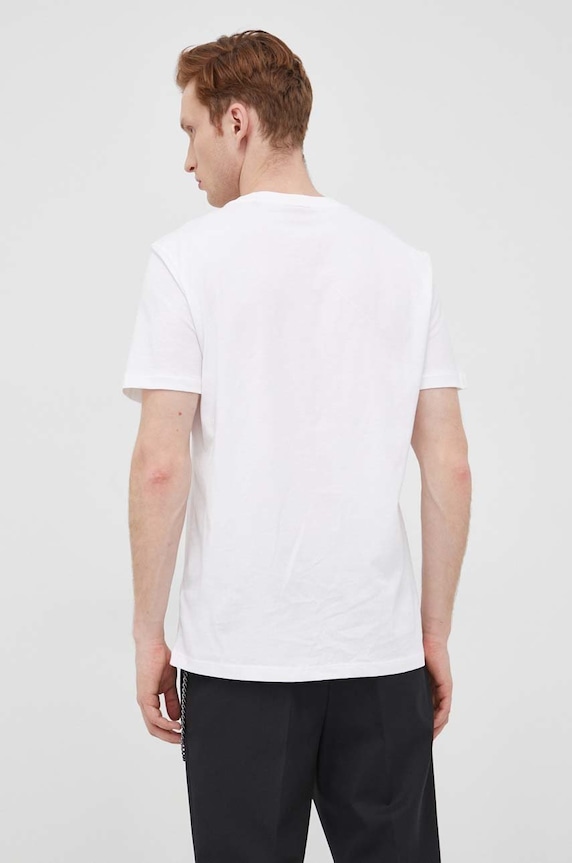 Odzież HUGO T-shirt męski bawełniany Dulivio 50467556 biały
