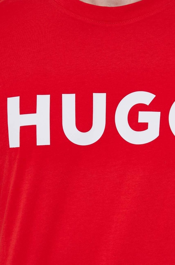 HUGO tričko pánské bavlněné Dulivio 50467556 červená
