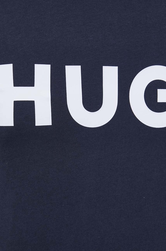 HUGO T-shirt męski bawełniany Dulivio 50467556 granatowy