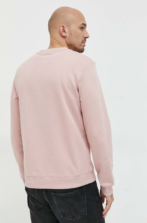Odzież HUGO bluza bawełniana 50467944 różowy