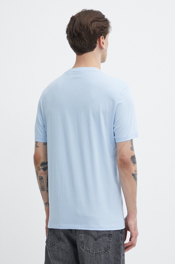 Odzież HUGO t-shirt bawełniany Dulive222 50467952 niebieski
