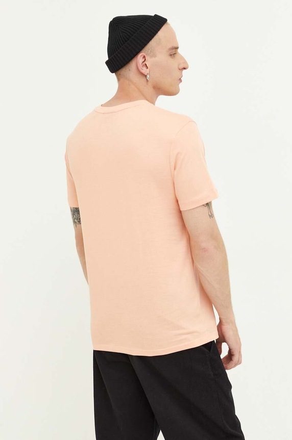 Odzież HUGO t-shirt bawełniany Dulive222 50467952 pomarańczowy