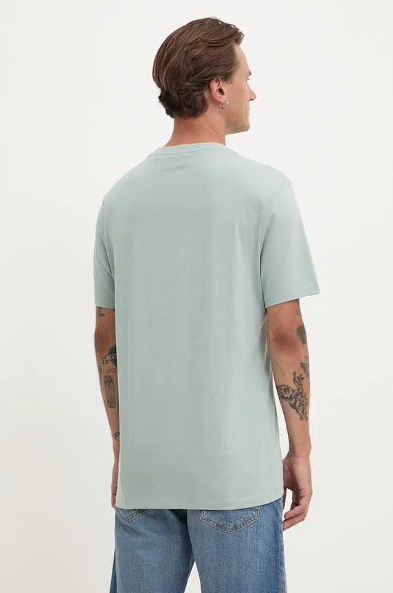 Odzież HUGO t-shirt bawełniany Dulive222 50467952 zielony