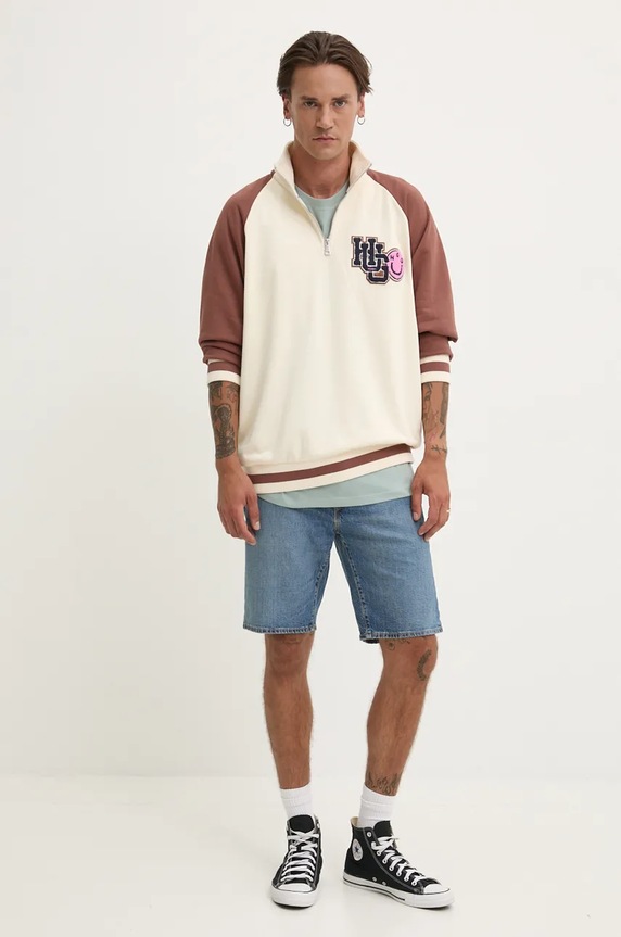 HUGO t-shirt bawełniany Dulive222 50467952 zielony