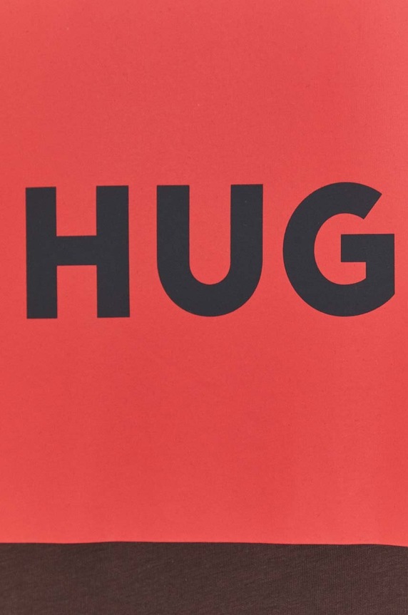 HUGO t-shirt bawełniany Dulive222 50467952 brązowy