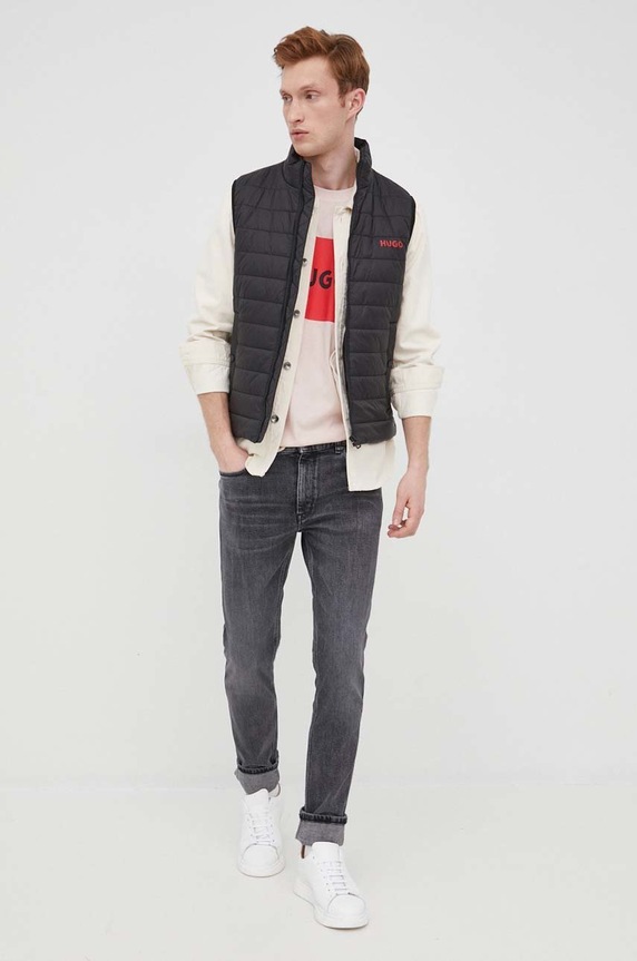 HUGO t-shirt bawełniany Dulive222 50467952 różowy AA00