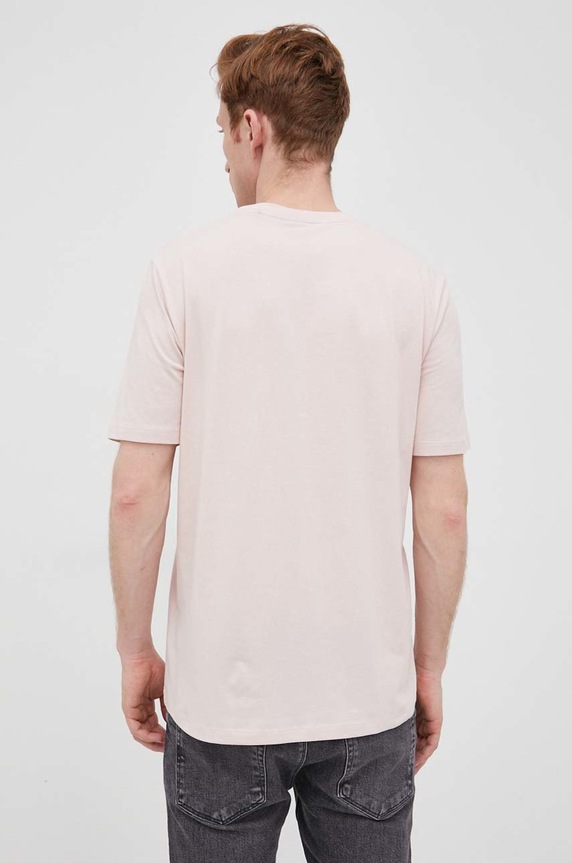 Odzież HUGO t-shirt bawełniany Dulive222 50467952 różowy