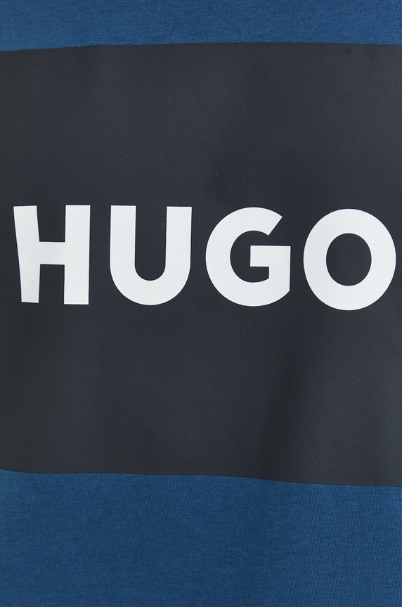 HUGO t-shirt bawełniany Dulive222 50467952 granatowy
