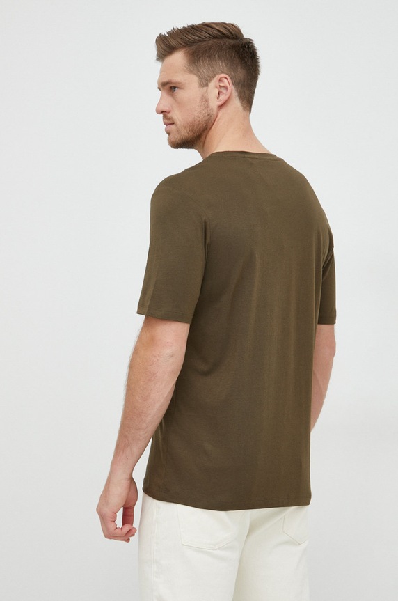 Odzież HUGO t-shirt bawełniany Dulive222 50467952 zielony