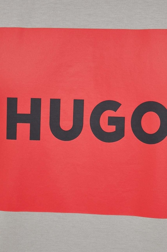 HUGO t-shirt bawełniany Dulive222 50467952 zielony