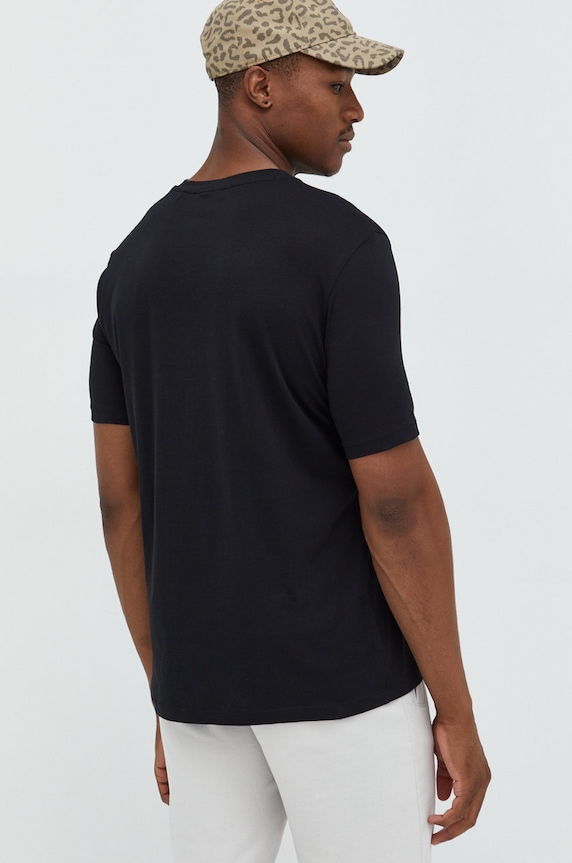 Îmbrăcăminte HUGO tricou din bumbac Dulive222 50467952 negru