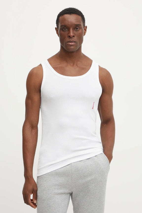 HUGO tricou 2-pack TANK TOP TWIN PACK 50469778 alb AA00