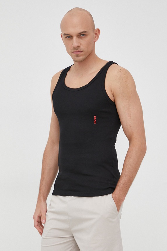 Tričko HUGO 2-pak TANK TOP TWIN PACK slim čierna 50469778