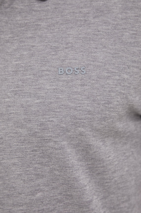 BOSS polo de bumbac Parlay 147 50467113 gri