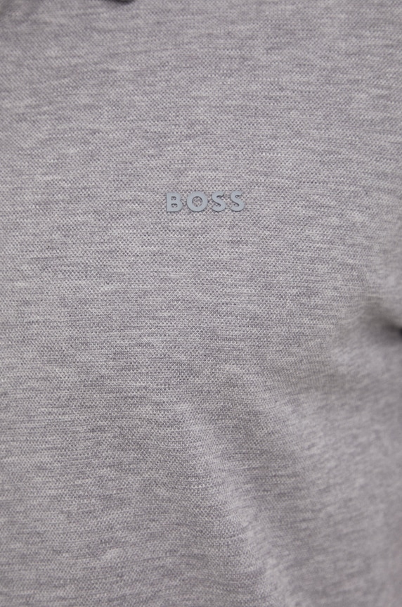 BOSS polo de bumbac Parlay 147 50467113 gri