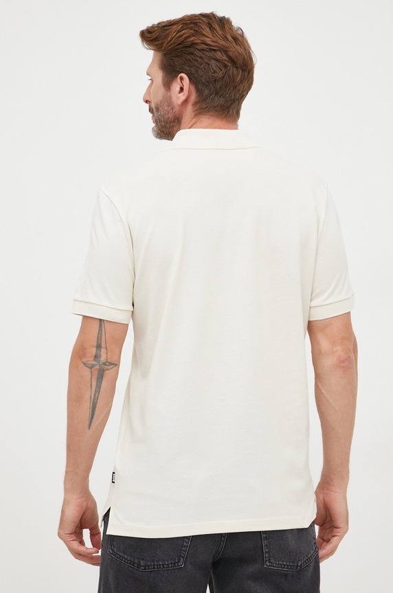 Odzież BOSS polo bawełniane 50468301 50468301 beżowy