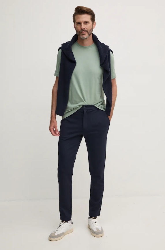 BOSS tricou bărbați din bumbac Thompson 01 50468347 verde AA00