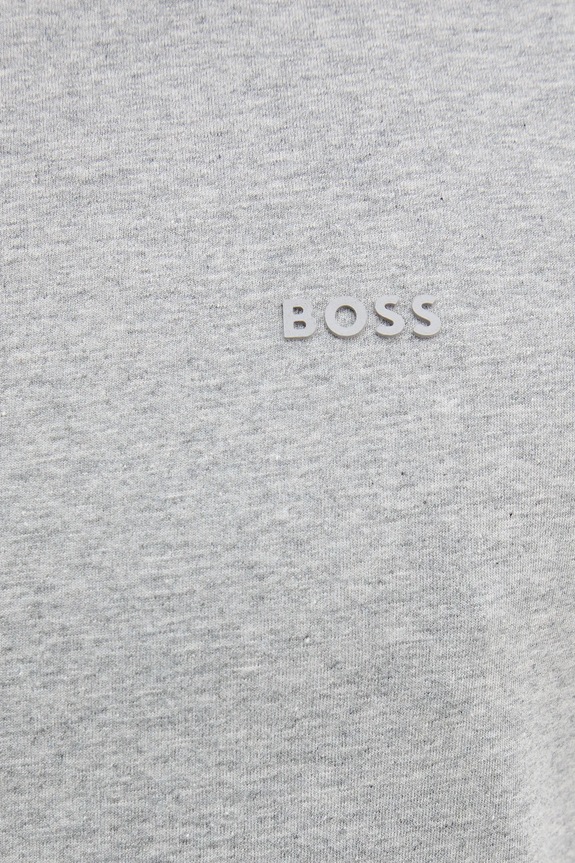 BOSS T-shirt męski bawełniany Thompson 01 50468347 szary