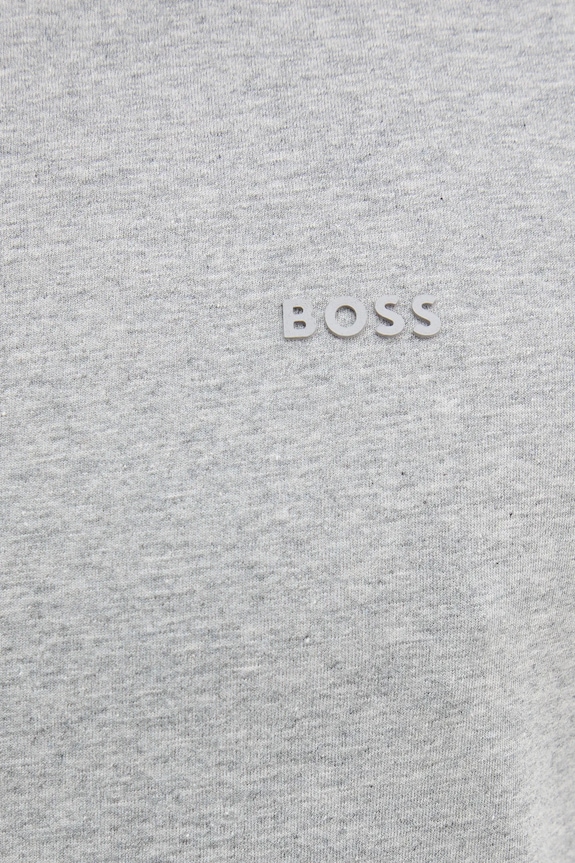 BOSS T-shirt męski bawełniany Thompson 01 50468347 szary