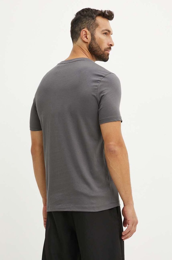 Odzież BOSS T-shirt męski bawełniany Thompson 01 50468347 szary